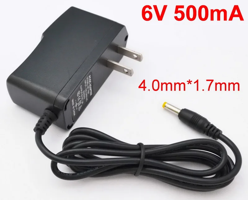 1 шт 6V 0.5A 500MA AC DC Питание адаптер Зарядное устройство для OMRON I-C10 M4-I M2 M3 M5-I M7 M10 M6 M6W крови Давление монитор