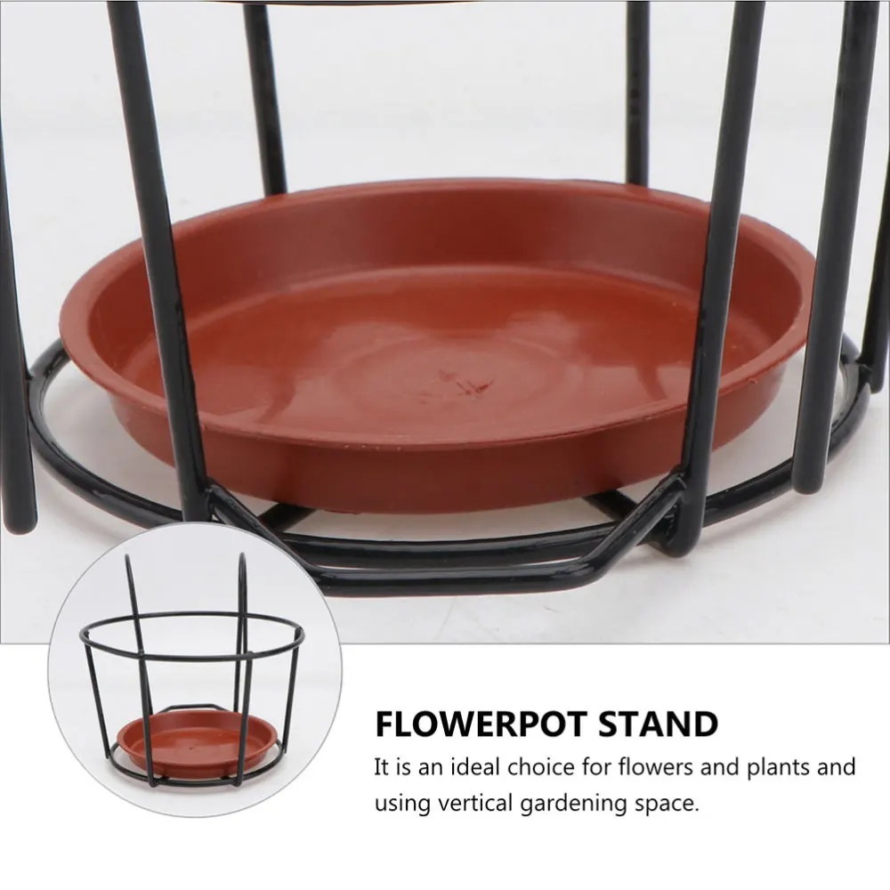 

5 Sets Balcony Hanging Flowerpot Racks Planter Storage Shelf Flowerpot Stand