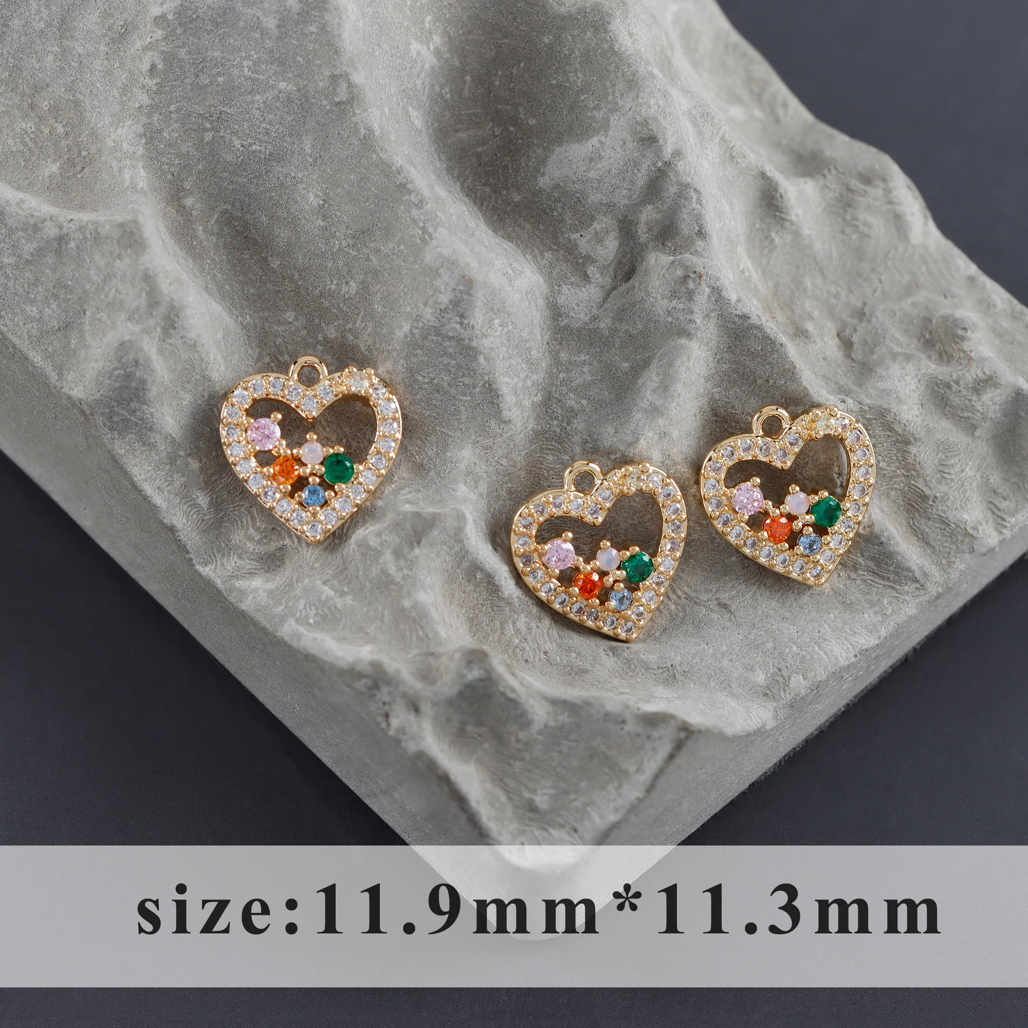 

Sanying M1020,diy zircon earrings necklace pendants,jewelry making,18k gold plated,charm for women,jewelry accessories,10pcs/lot