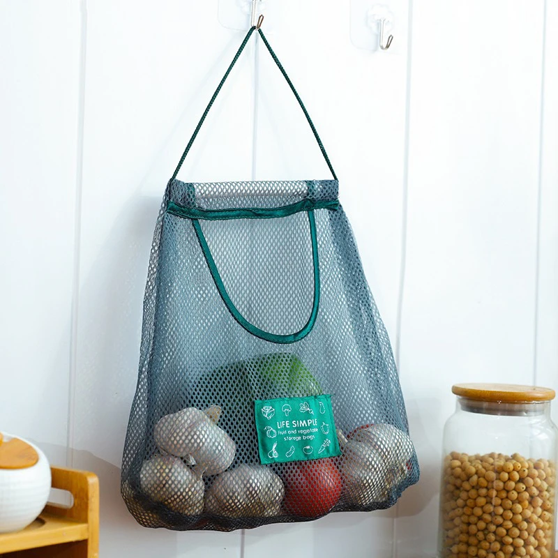 

Подвесная сумка для хранения в виде фруктов, многоразовые сетчатые сумки, кухонный Органайзер, домашние кухонные аксессуары, Кухонное хранение