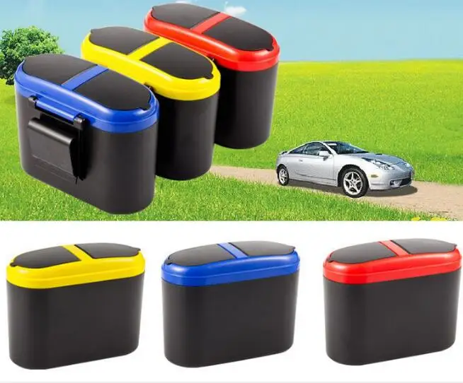 Универсальная автомобильная мусорная корзина для мусора мусорный ящик