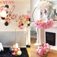 heart love baloon hoop holder balloons stand valentine day wedding ballons deco kids baby shower girl birthday party decorations