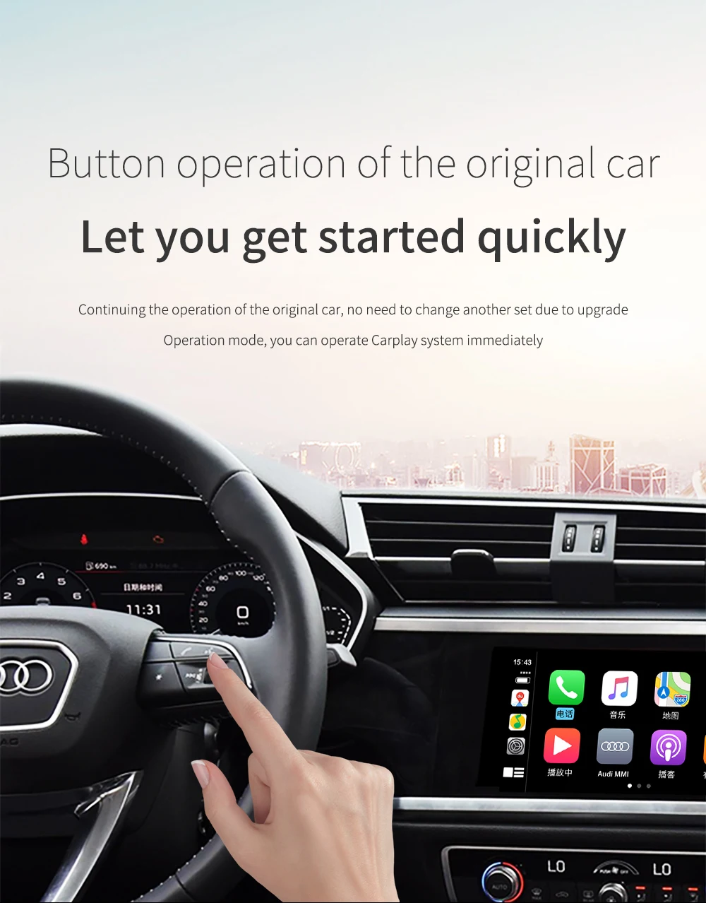Carlinkit CarPlay беспроводной активатор USB ключ подходит автомобиль встроенный проводной CarPlay проводной беспроводной
