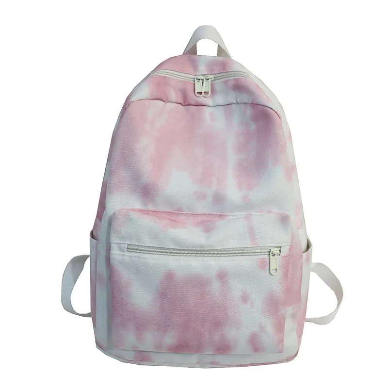 Pretty Style Girls School Backpack High Quality Durable Canvas Women Travel Backpack Fashion Gradient School Bag for Teenager