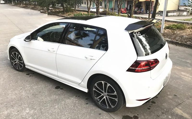 Автомобильный спойлер для крыши автомобиля Golf 7 MK7 Revozport Style из углеродного