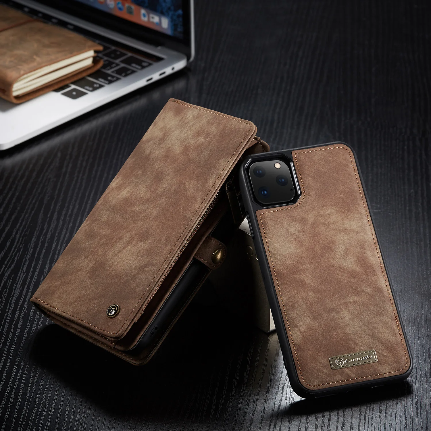 Для Iphone 11 Pro 11 Pro/Max Ретро съемный магнитный кошелек кожаный чехол для телефона сумка для Iphone X XS Max XR 7 8 Plus карман для карт