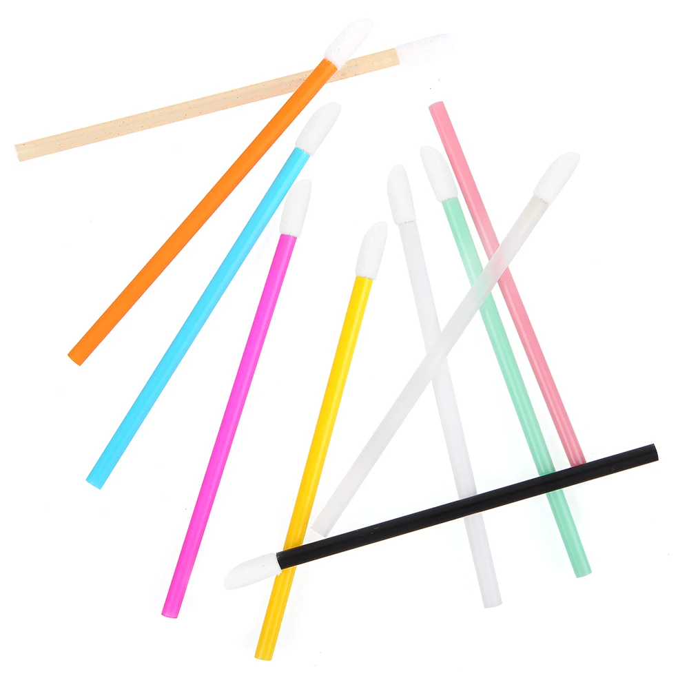 

50pcs/set Disposable Lip Gloss Makeup Brushes Cosmetics Lipstick Eyeshadow Brush Lash Extension Mascara Applicator Beauty Tools