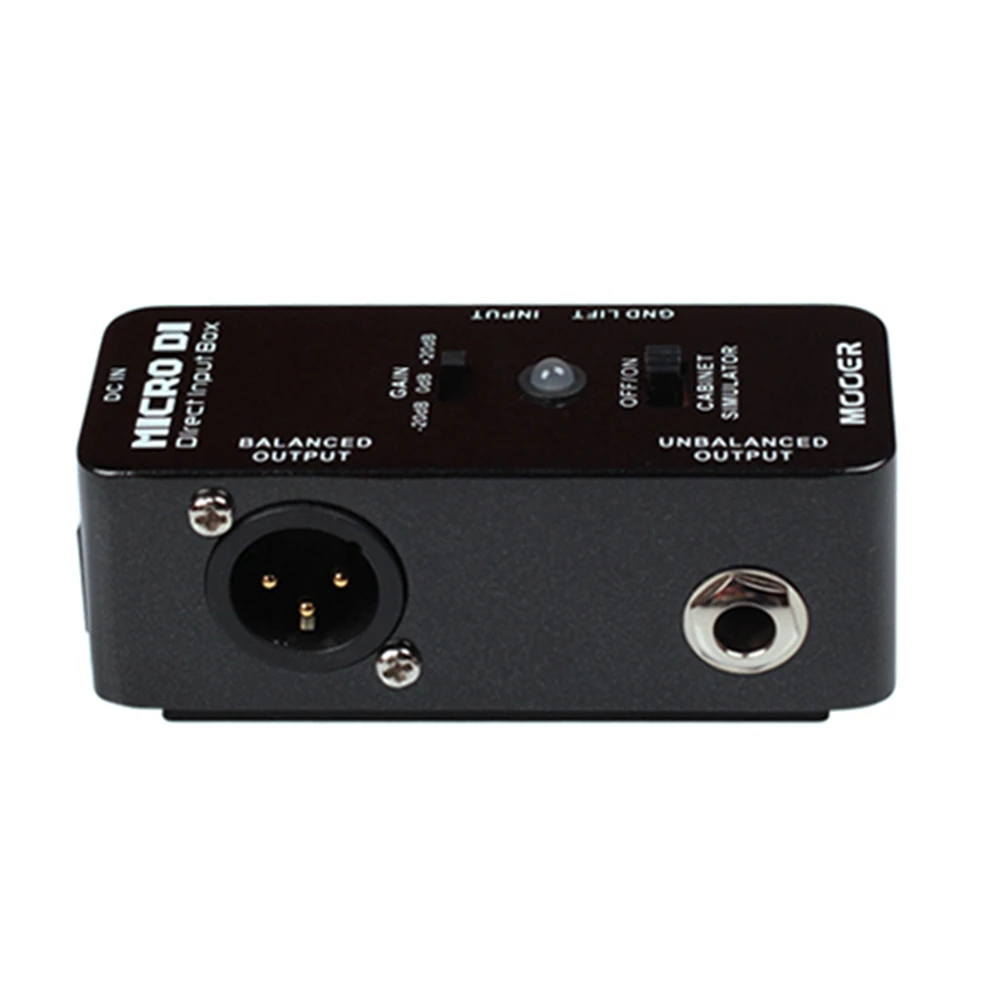 MOOER микро DI кабинет симулятор гитарная педаль прямая Вход коробка оригинальный
