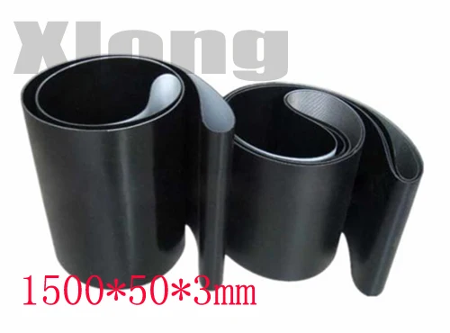 

1500x50x3 mm Black PVC Flat Belt Light Assembly Line Industrial Belt Conveyor Flat Belt Conveyor Climbing Belt