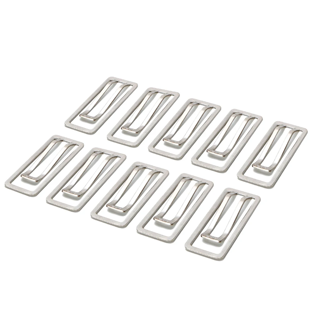 

Nusign Metal Paper Clips Wear-resistant Manganese Steel Document Sorting Easy Classification Reuse Office Storage File Clips