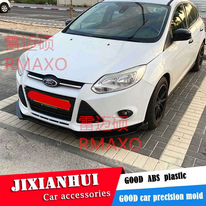 Для FORD Focus тела комплект спойлер 2012 2014 для 3 шт. ABS задняя губа задний переднего