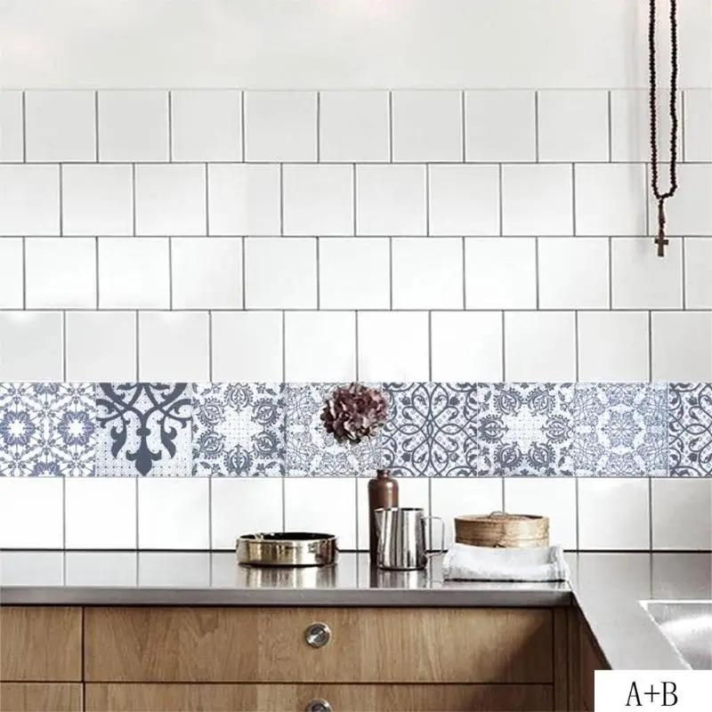 Настенные стикеры в стиле ретро для ванной комнаты кухни плитки арабском