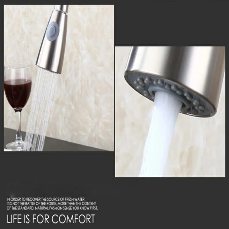 Смеситель для воды кухонный кран смеситель горячей и холодной на раковину из