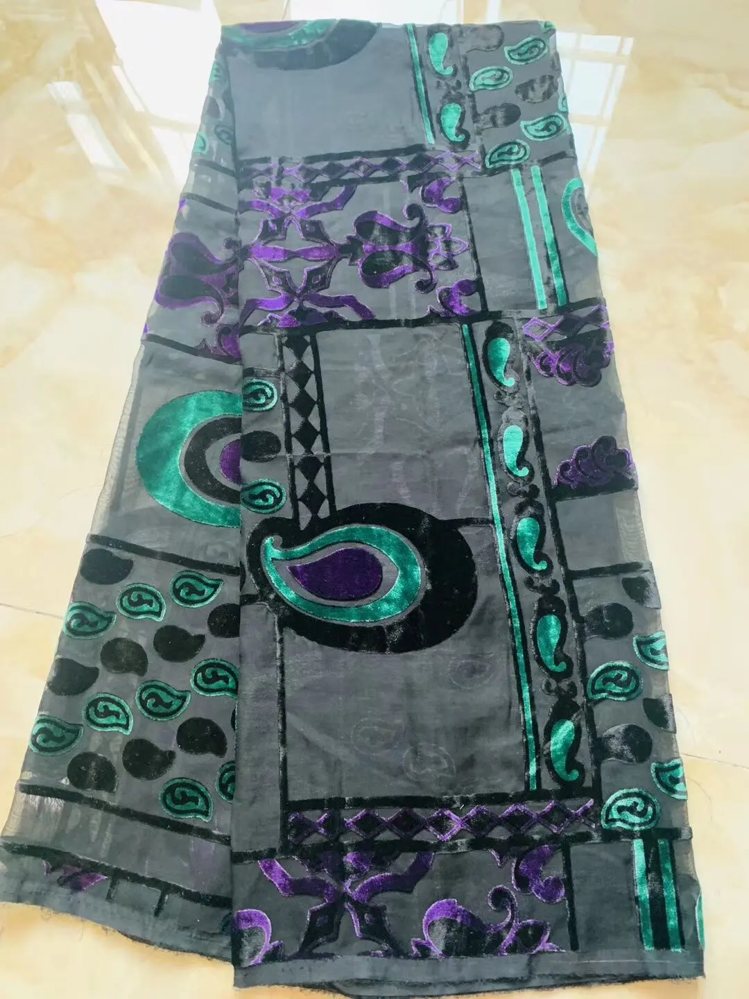 (5 ярдов/шт) Высокое качество партия африканского кружева Мягкая и гладкая