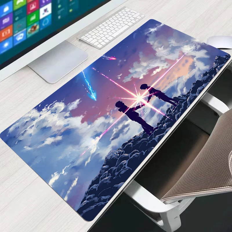 

Your Name Anime design Mouse pad Computer Laptop Anime Keyboard Mouse Mat Large Mouse Pad Keyboards gamer desk Mats