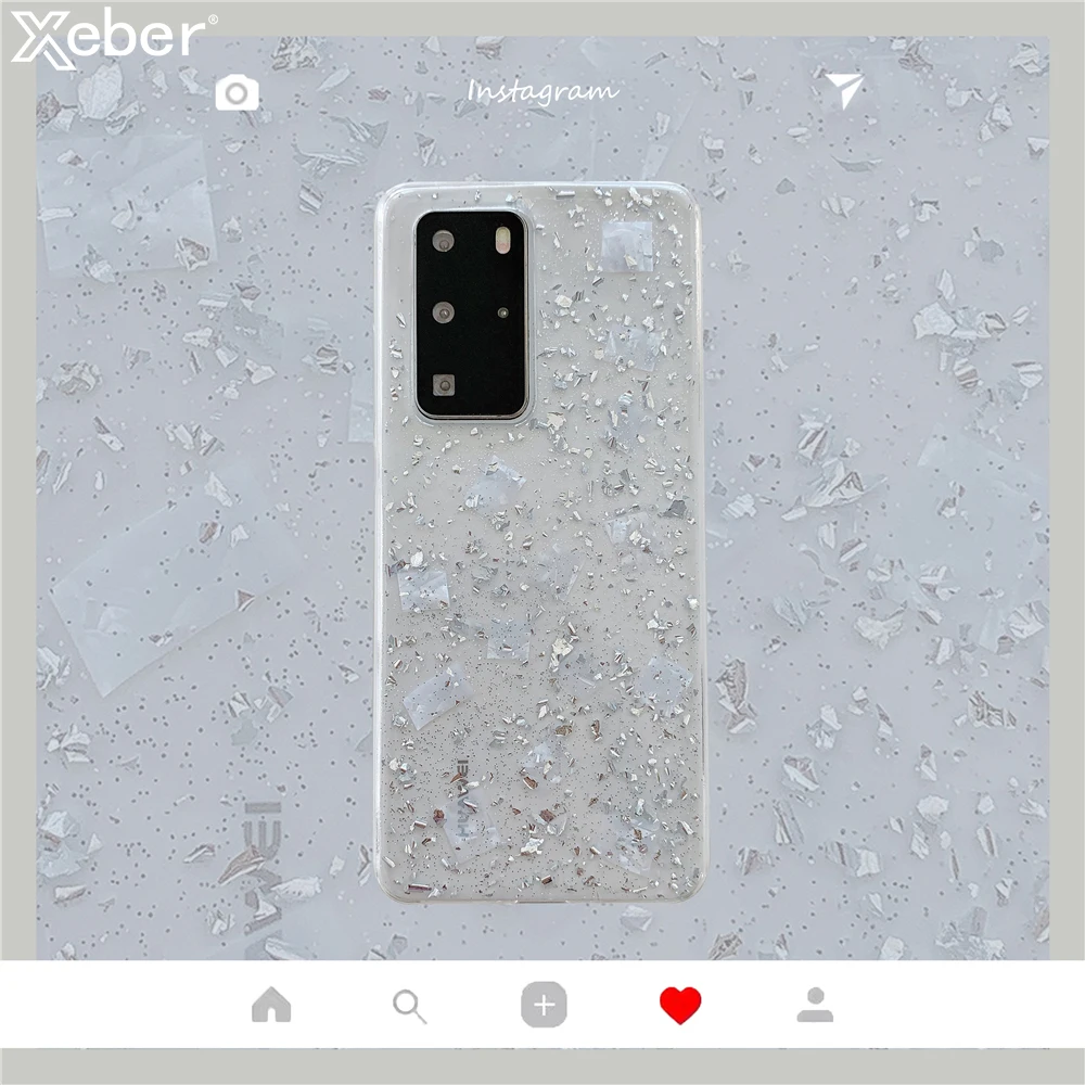 Роскошный блестящий чехол из фольги для телефона Huawei P40 P30 Mate 30 Pro Nova 7 SE 6 5 модный