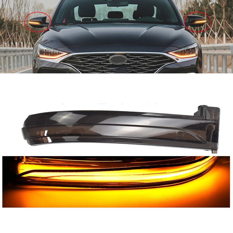 

Car LED Dynamic Turn Signal Led Rearview Mirror Indicator Light for Hyundai Lafesta 2018 2019 2020