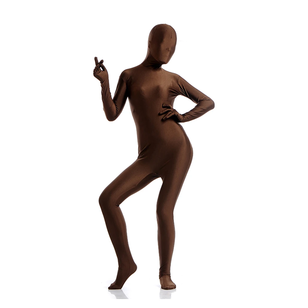 Костюмы Zentai на заказ полностью боди спандекс одежда для костюмированной