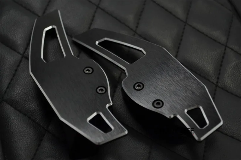 Черное рулевое колесо DSG весло удлинители переключатели передач для Volkswagen VW Golf 6