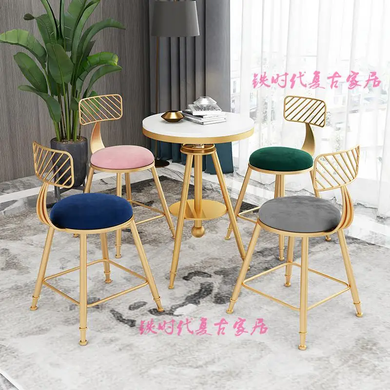 Стол и стулья для отдыха на балконе скандинавский минималистический ins стул