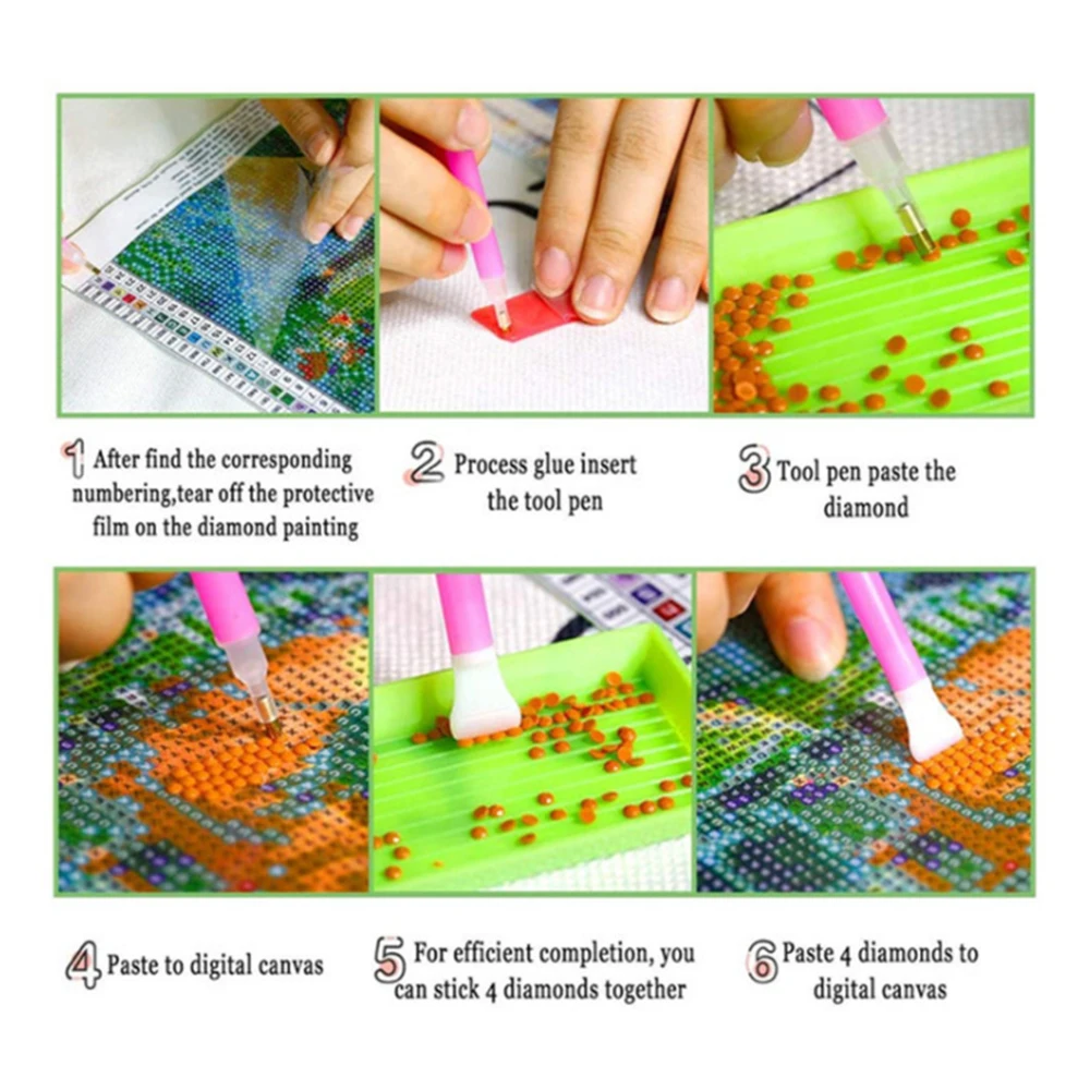 

DIY Diamond Painting Cross Animal Kits 5D Diamond Mosaic Embroidery Flower Animal Mosaic Painting Birthday Gift Home Decor