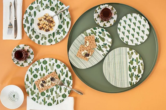 

Porland Cactus 36 Piece 6 Personality Breakfast Team 449397279