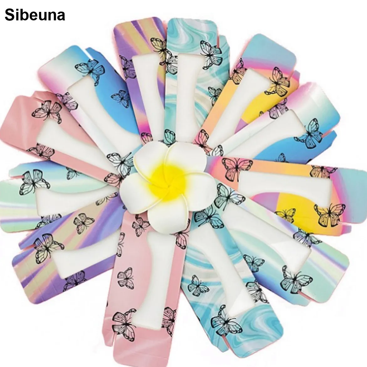 С принтом оптовая продажа бумажная упаковочная коробка для ресниц коробки