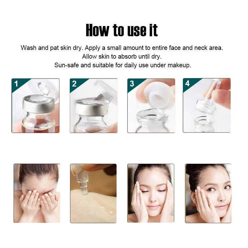 Покрытыем цвета чистого 24 каратного золота гиалуроновая кислота Сыворотки