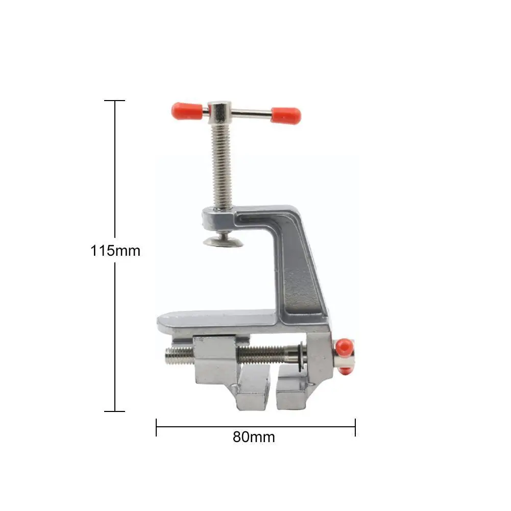 

Aluminum Alloy Bench Vise Home Table Pin Bench Vise Fixed Mold Tool Craft Repair Clamp DIY B9T5