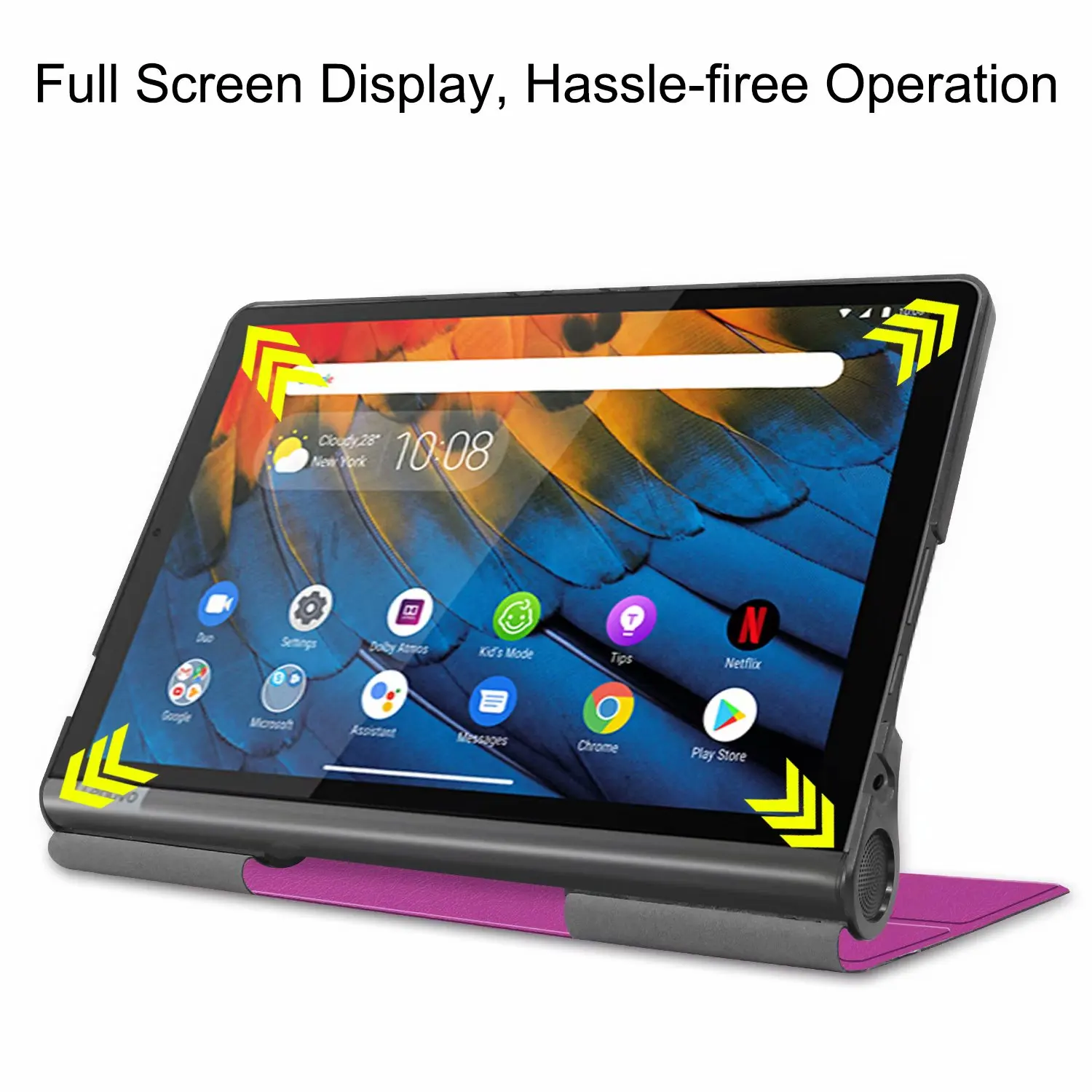Чехол из искусственной кожи чехол для lenovo Yoga Tab 5 YT X705F 10 1 дюймов защитный