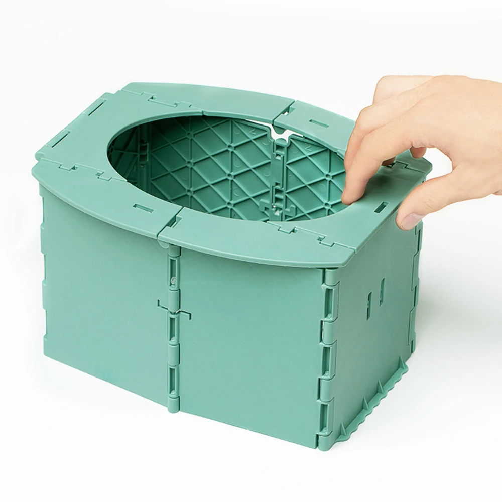 

Portable Car Folding Toilet Camping Commode Waterproof Travel Car Potty Energency Vehicular Urinal Toilet For Camping Accessory