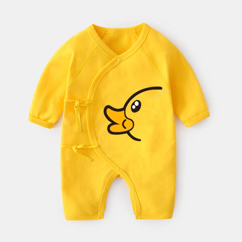 Детские комбинезоны одежда из чистого хлопка с утиным пухом комплекты для