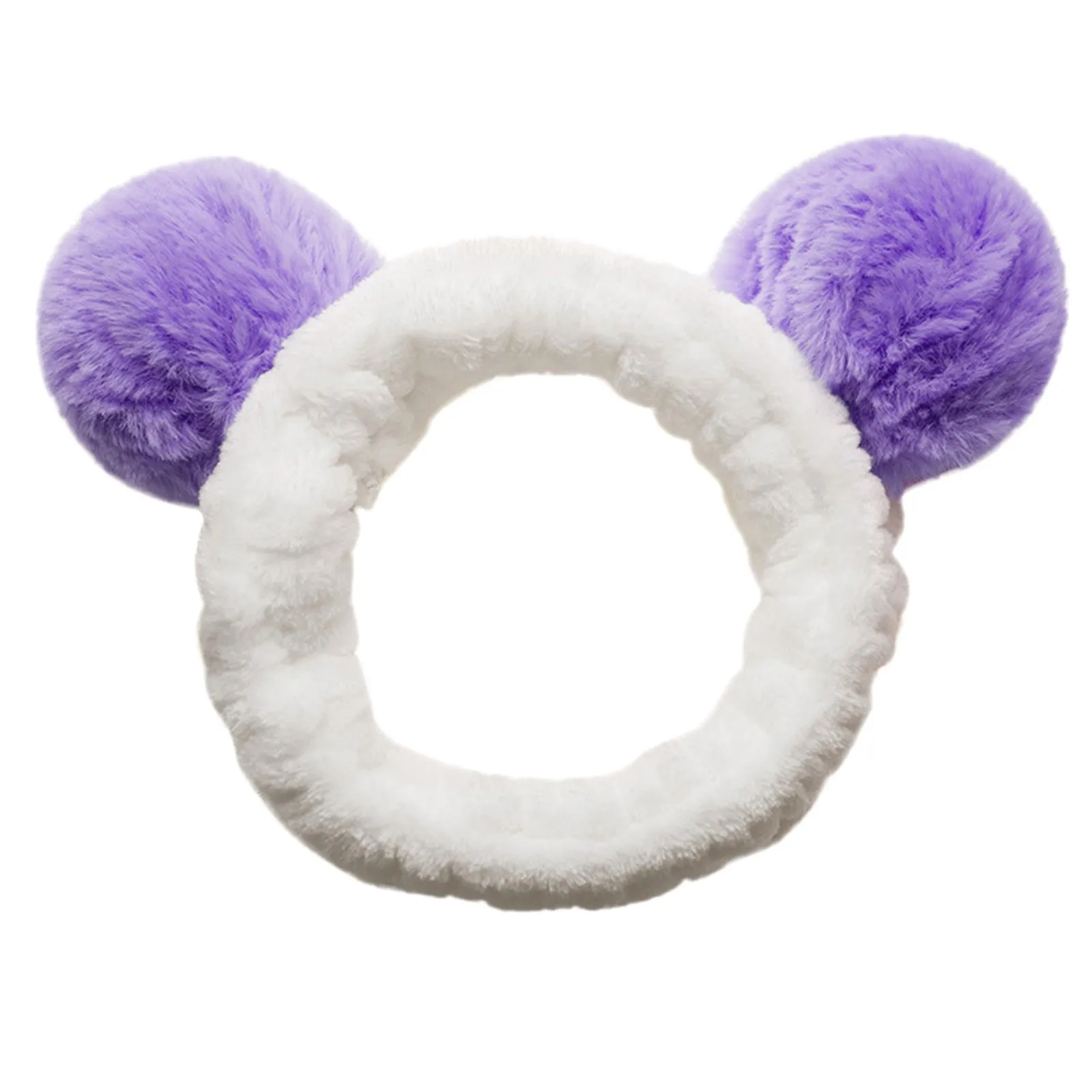 

New Headband Sweet Face Wash And Makeup 3-D Hair Ball Headband