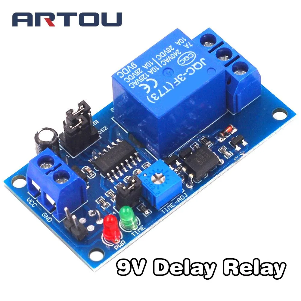Высококачественный модуль переключателя включения/выключения с таймером на 9 В