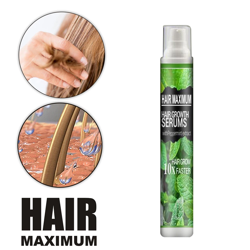 3/1pcs Herbal Essence Hair Growth Spray Serum Anti Loss Products Fast Grow Prevent Dry Damaged Thinning Repair Care | Красота и