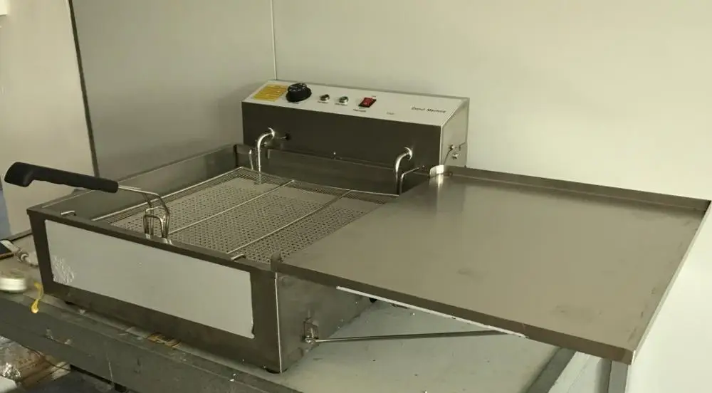 25L DONUT FRYER Стоимость 25л емкость электрическая масляная фритюрница для пончиков машина 3000 Вт Коммерческая масляная фритюрница из нержавеющей стали - Цвет: 25L DONUT FRYER