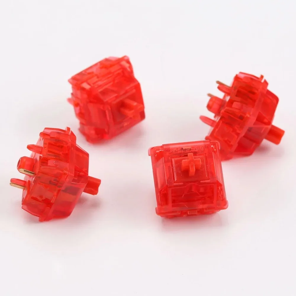 Переключатели чернил Gateron черный/красный/синий/желтый/Тихий черный(10 шт