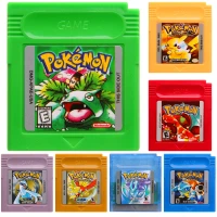 pokeon series 16 bit video game cartridge console card for nintendo gbc classic game collect colorful version english language