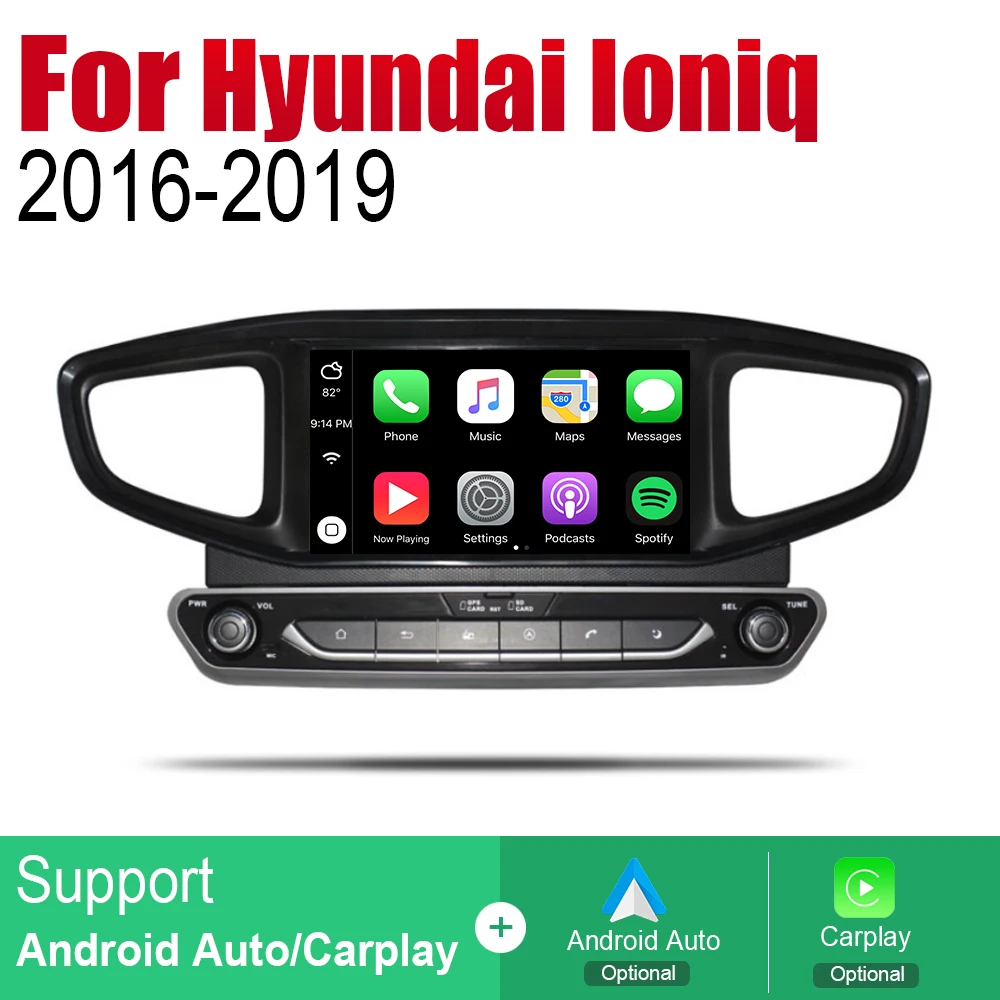 ZaiXi Android 2 Din Авто Радио для hyundai Ioniq Гибридный~ RHD автомобильный мультимедийный плеер gps навигационная система Радио стерео