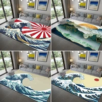 ocean wave soft area rugs landscape indoor anti skid carpets children living room bedroom doormat home decor