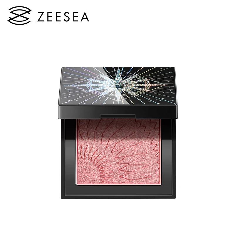 ZEESEA Новые 4 цвета пигментированные румяна Румяна для лица натуральные