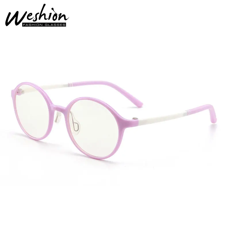 Rpund очки с защитой от синего света детские для мальчиков и девочек оптическая