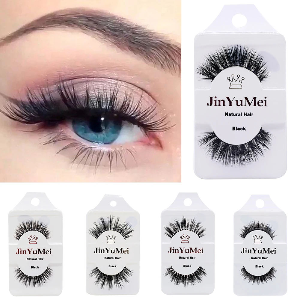 

Женский Макияж 3D естественное расстояние верхние ресницы удлинители черные красивые принадлежности