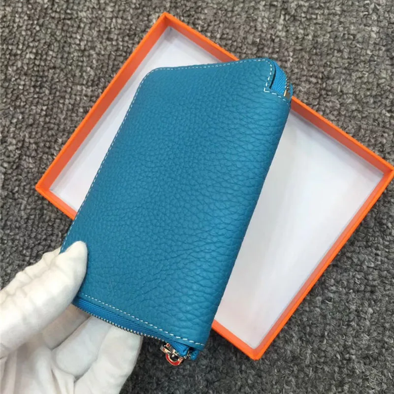 Брендовый дизайнерский высококачественный мягкий кожаный кошелек короткий