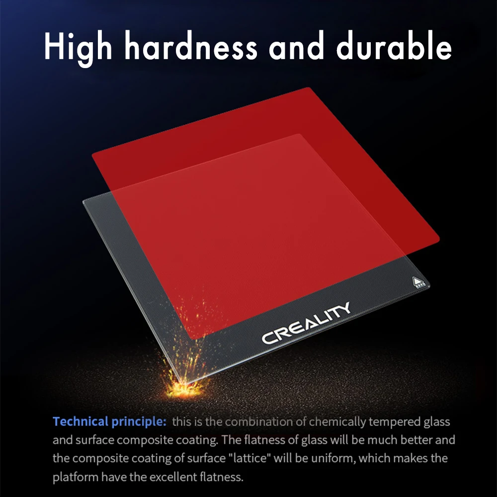 CREALITY 3D-принтеры закаленное Стекло пластина 235*235 с подогревом очаг для создания