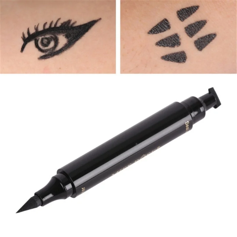 Подводка для глаз MISS ROSE Cat жидкая подводка быстросохнущая с штампом карандаш