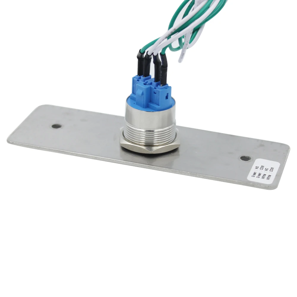 86*86mm IP65 Waterproof switch Door Exit Button Release Push Switch Stainless St