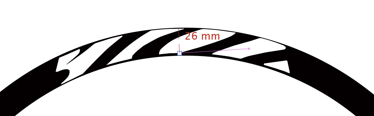 

26er 27.5er 29er MTB Rim Wheel Stickers Cycle Reflective Mountain Bike Wheels Decal for-Ibis 938
