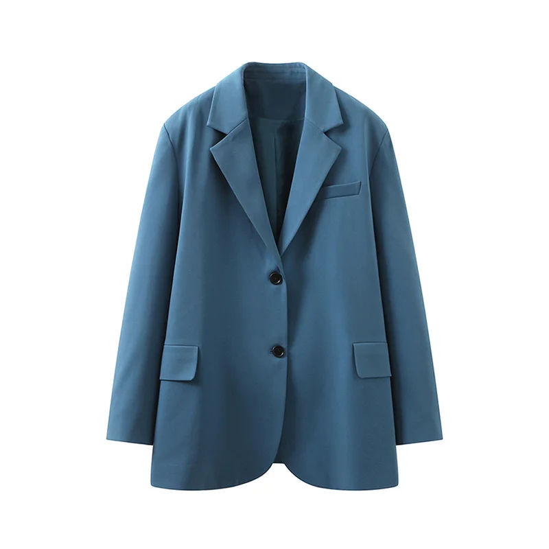 Женский блейзер на одной пуговице с длинным рукавом | Женская одежда