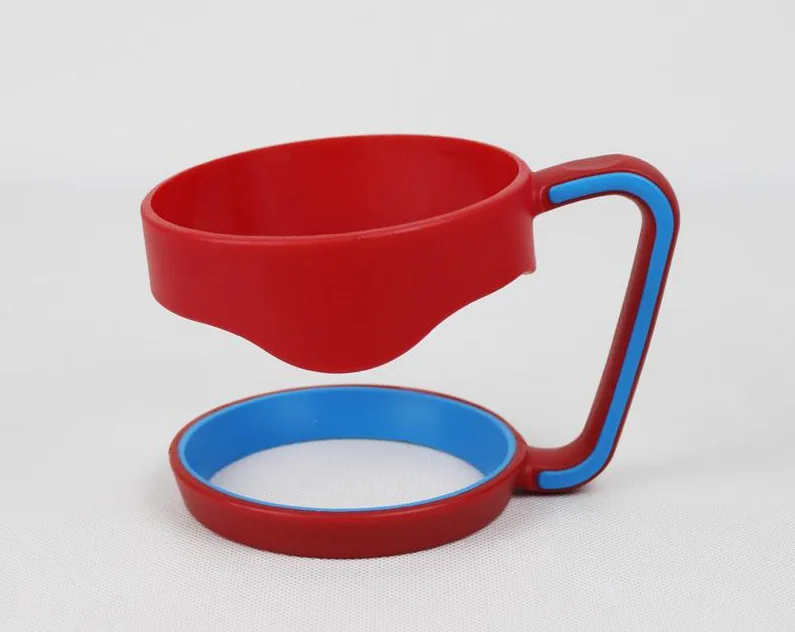 200 шт 7 цветов портативная бутылка для воды кружки чашка ручка 30 унций стакан